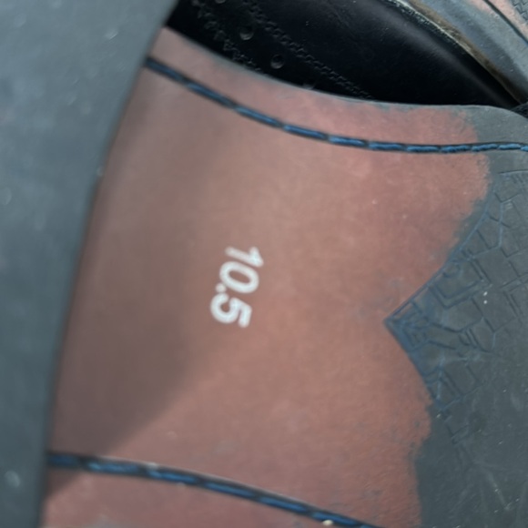 Cestfini Men's Leather Wingtip Lace Up Oxford Dress Shoes - Picture 8 of 11